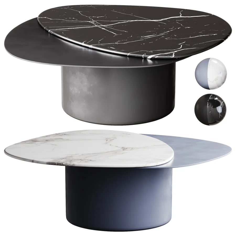 Splash coffee table By Natuzzi - Image 4