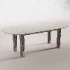 Oval Extendable Wooden Dining Table - Thumbnail 3