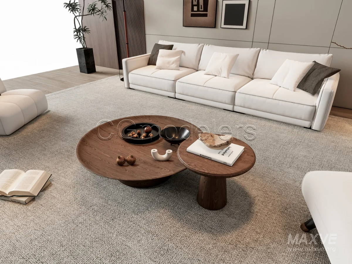 MODERN LUXURY LIVING ROOM SET 8 - Image 9
