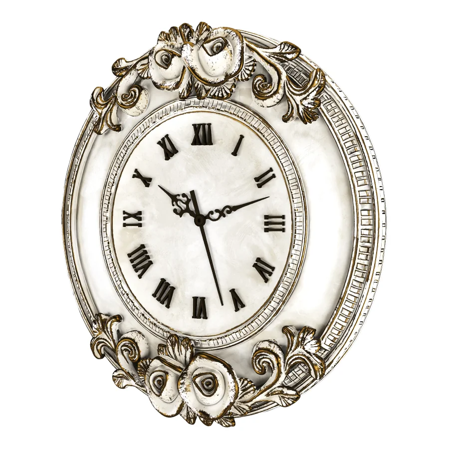 Classic Floral wall clock-01 - Image 3