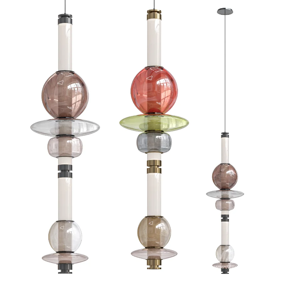 Stellar Orbit Linear LED Minimalist Pendant Light - Image 3