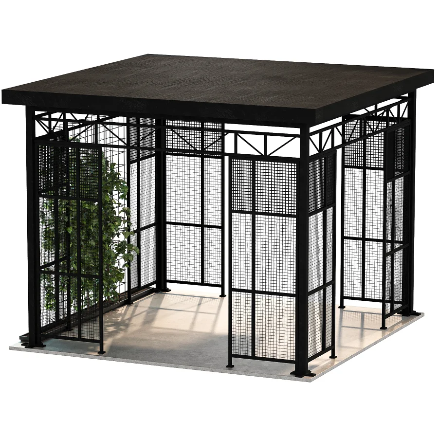 Outdoor Gazebo Metal Pavilion Structure - Image 1