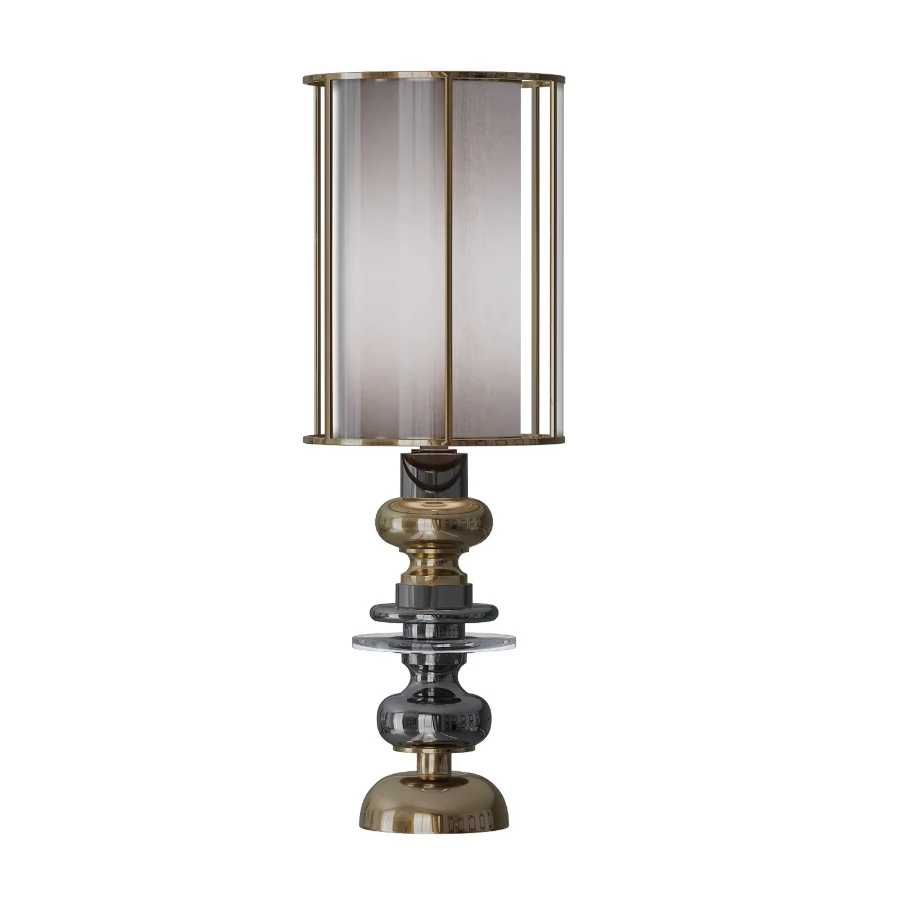 Sigma L2 CL2088 Gold Majolica Table Lamp - Image 4