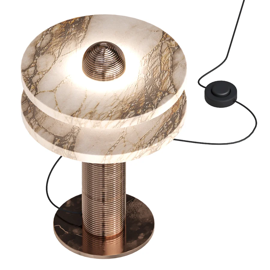 mooiehome Alabaster Comet Table Lamp - Image 3