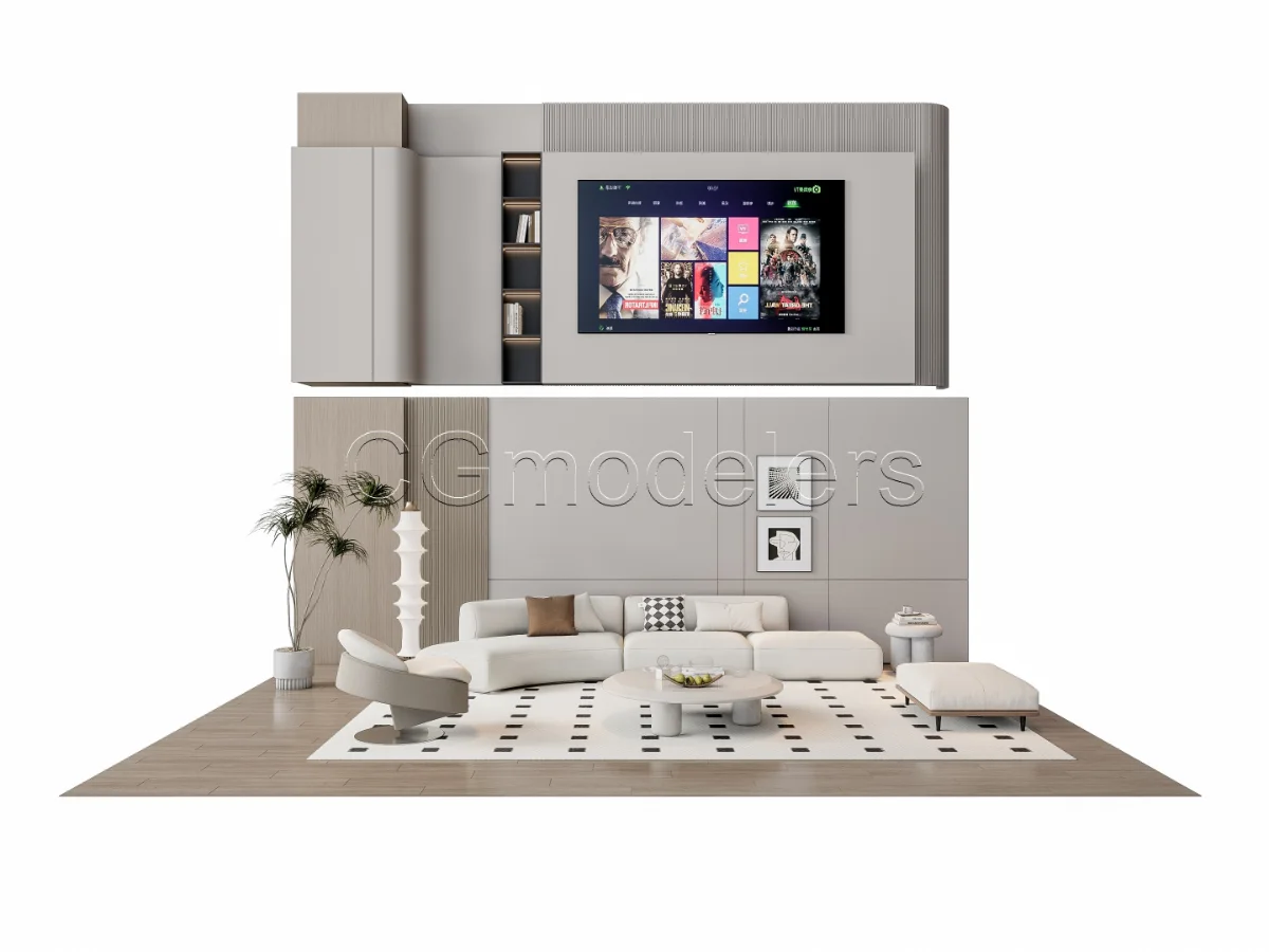 MODERN LUXURY LIVING ROOM SET 11 - Image 12