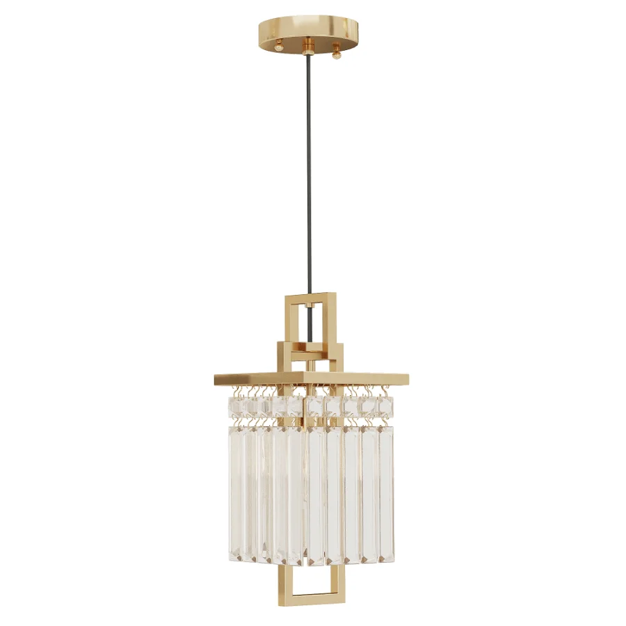 Modern Gold Pendant Light - Image 4