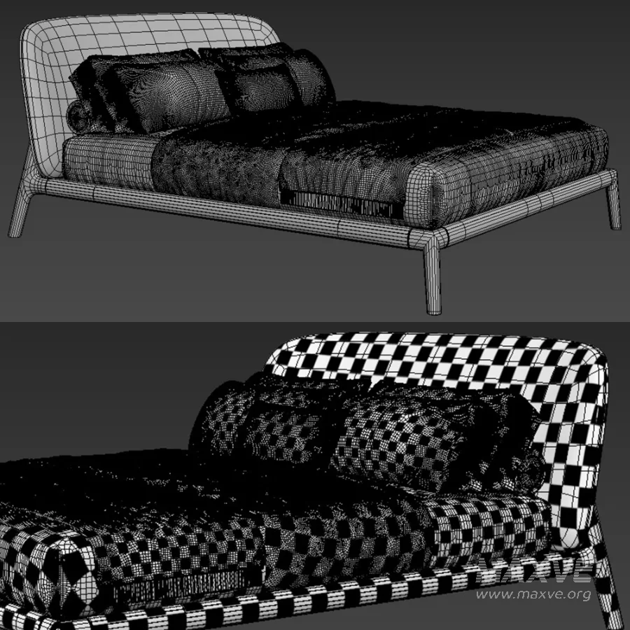 Curve Double Bed - Image 3