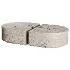 Baci Capsule Travertine And Sixties Onyx Coffee Table By Marbera - Thumbnail 3