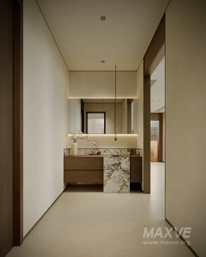 Modern villa living room and dining room interior - Image 4