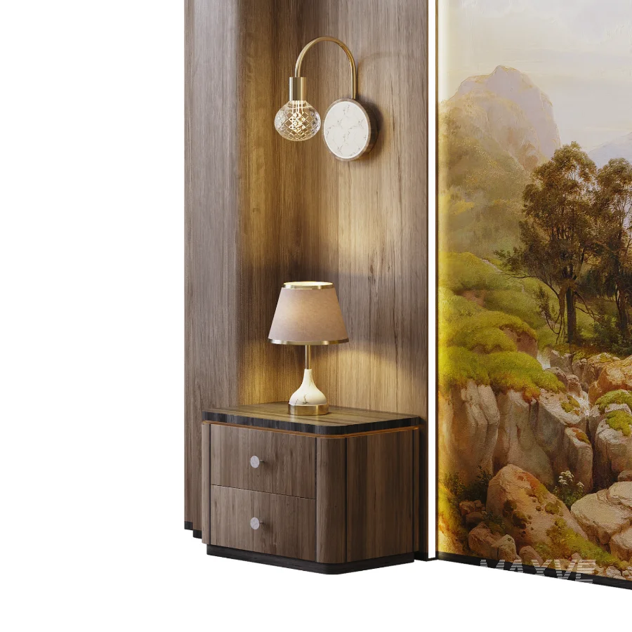 Modern style bedroom headboard set 002 - Image 2