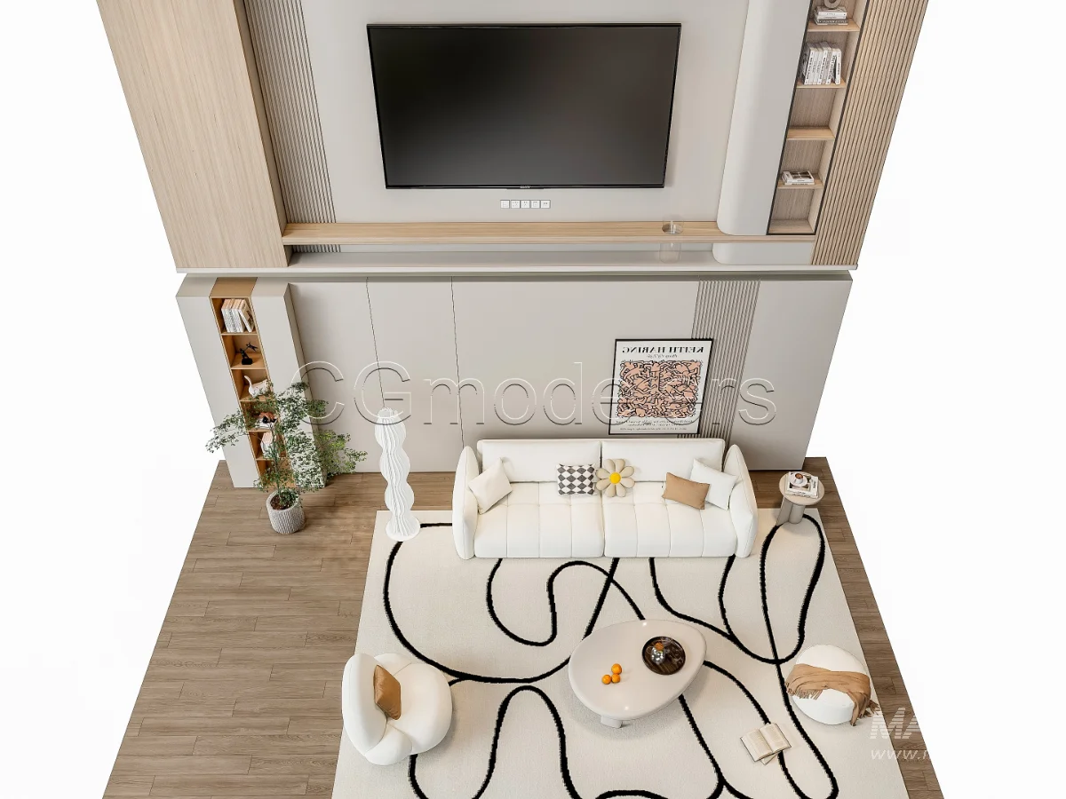 MODERN LUXURY LIVING ROOM SET 5 - Image 15