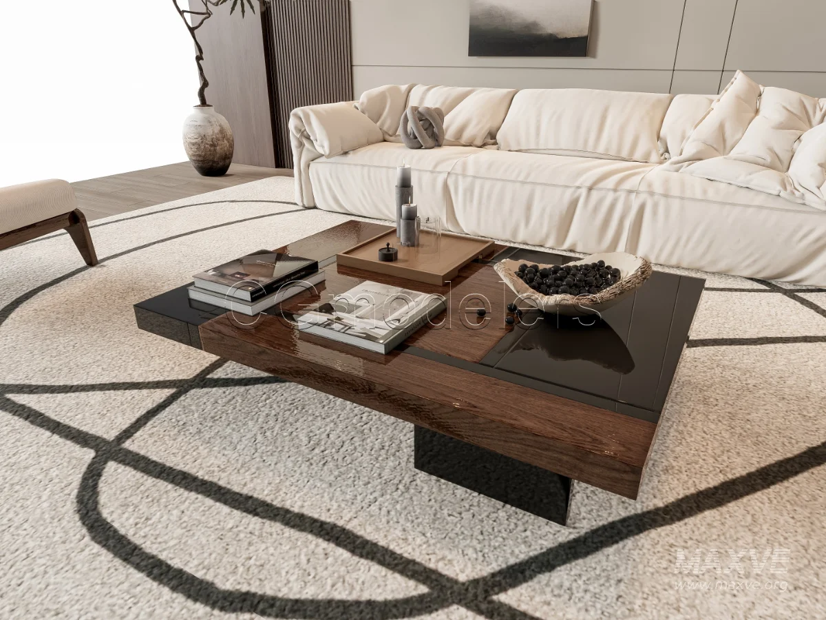 MODERN LUXURY LIVING ROOM SET 7 - Image 1