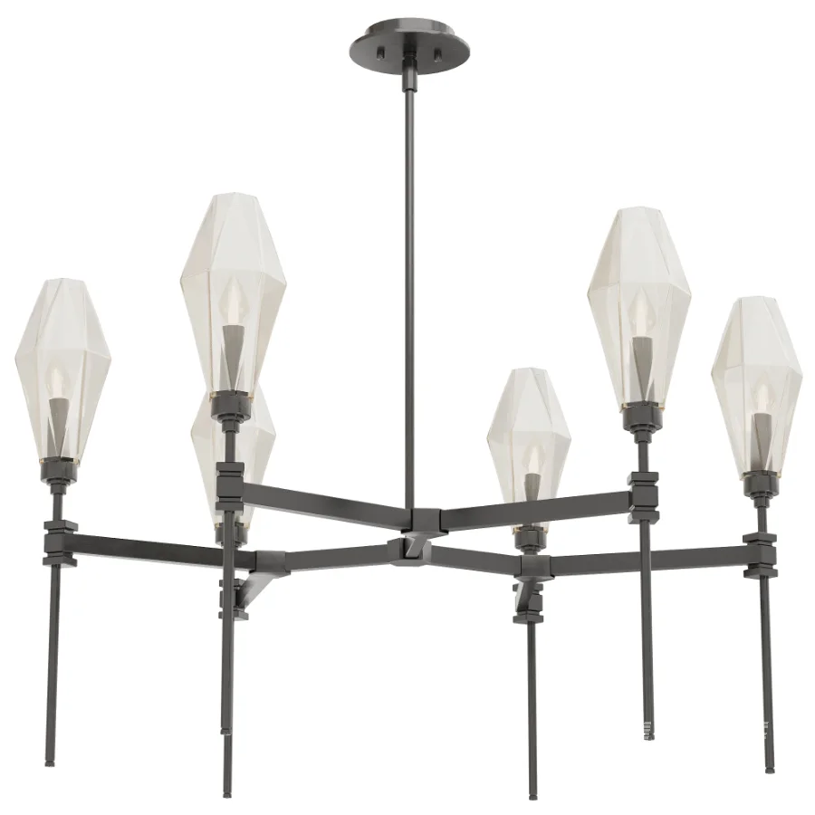 Aalto Flat Bronze Chandelier - Image 3
