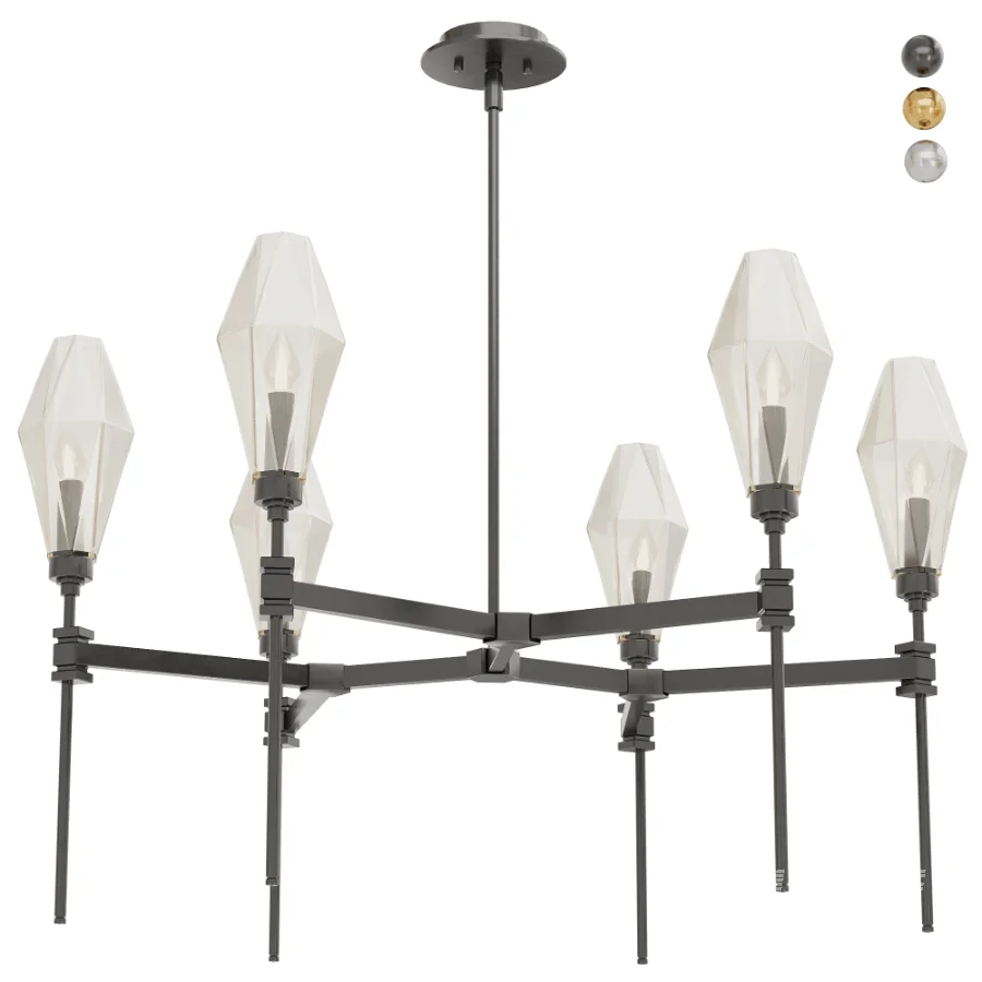 Aalto Flat Bronze Chandelier - Image 8