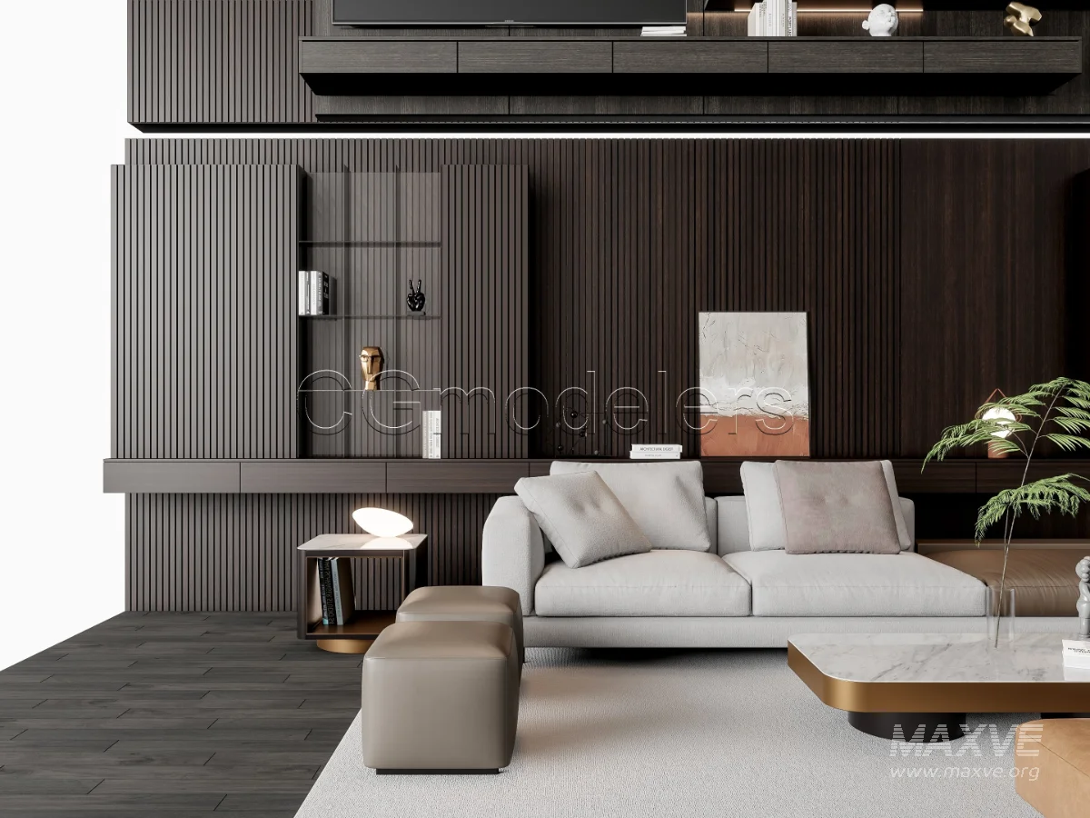 MODERN LUXURY LIVING ROOM SET 16 - Image 6
