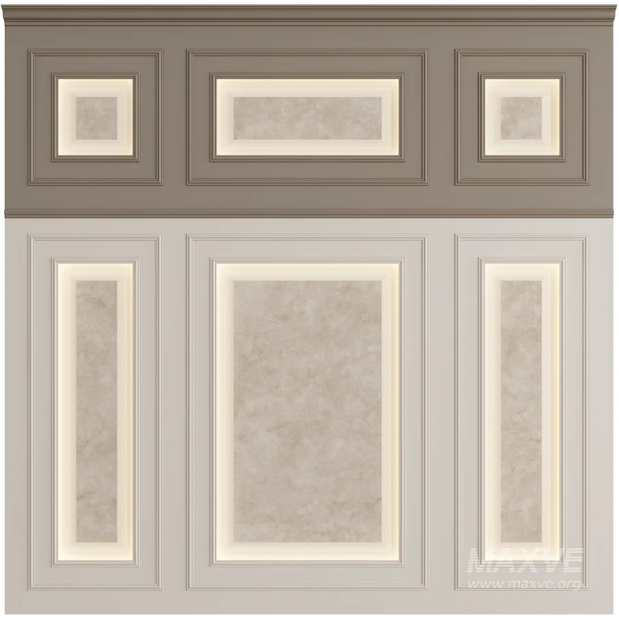 Wall Moulding Panel 01 - Image 2