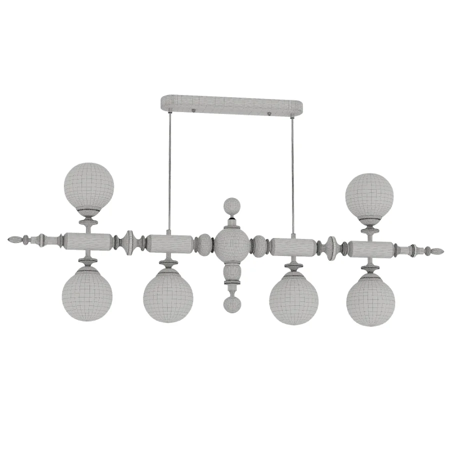 Cambridge Wooden Chandelier set2 - Image 3