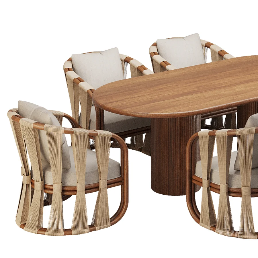 Dinning chair and table379 - Image 4