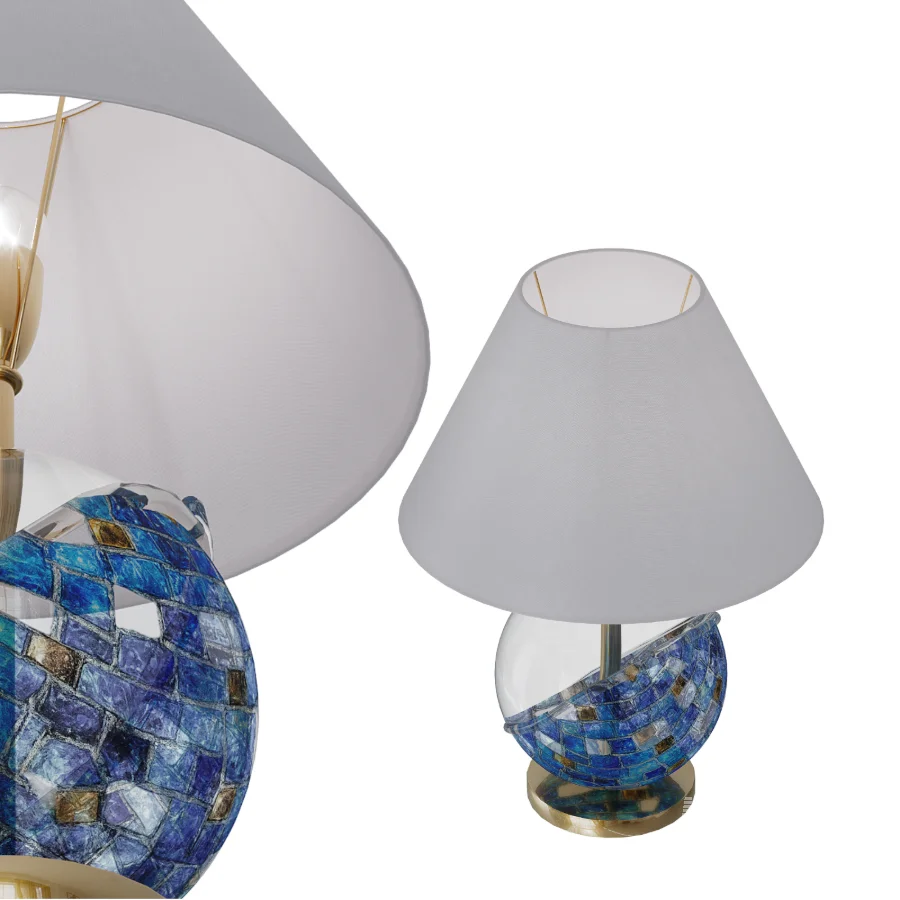 Serena Luxury Mosaic Eterea Lamp - Image 4