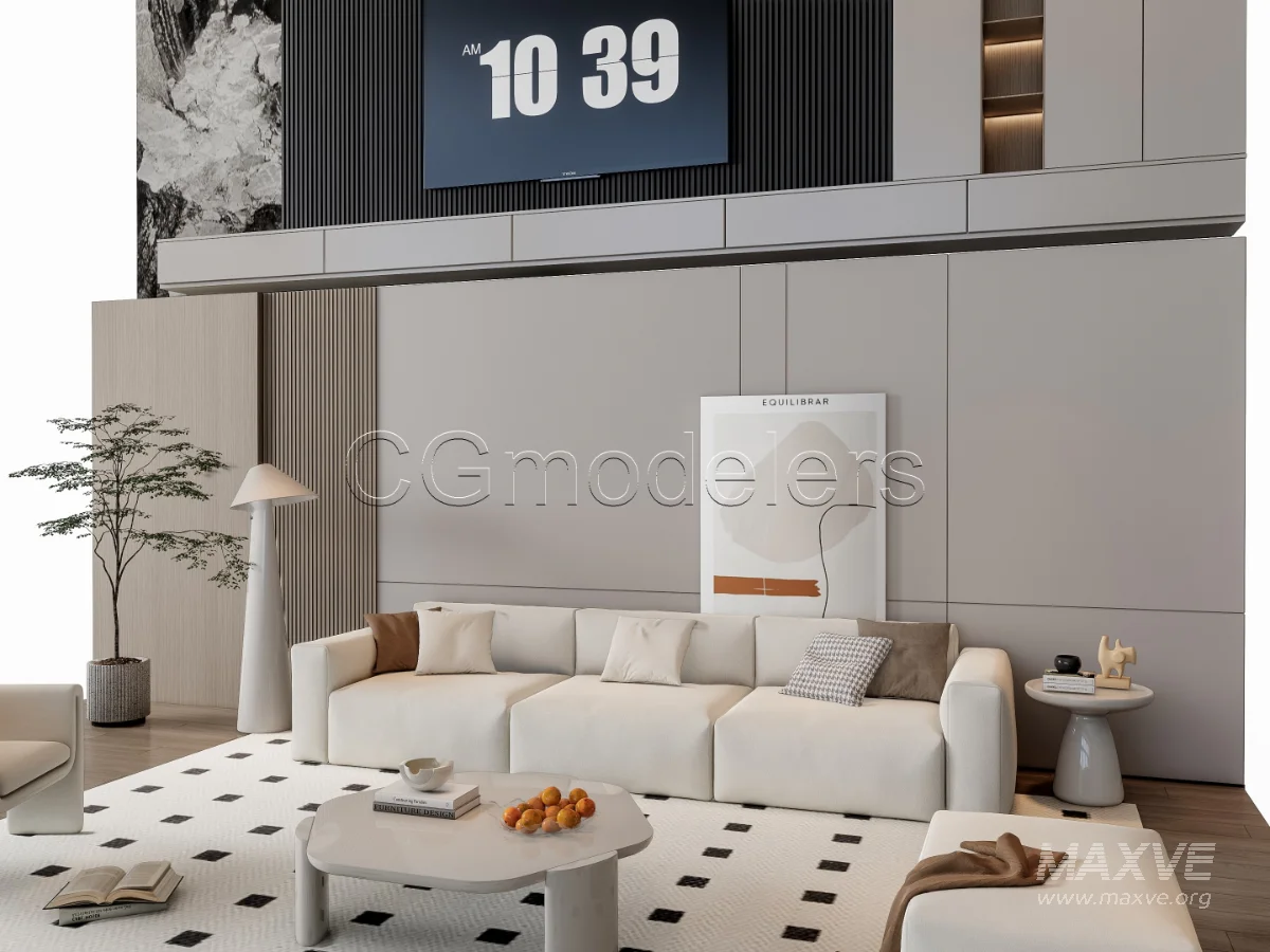 MODERN LUXURY LIVING ROOM SET 17 - Image 2