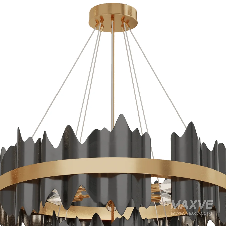 Verda Modern Circular Chandelier - Image 3