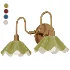 Vintage Brass Double Wall Sconce - Thumbnail 1