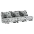 Daphne Outdoor Armless Sofa - Thumbnail 6