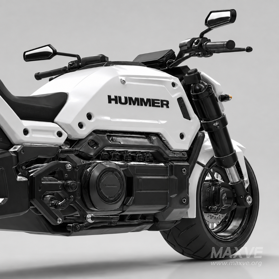 Futuristic Heavy-Duty Electric Motorcycle - Image 7