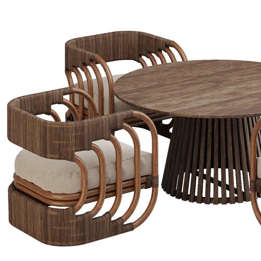 Dinning chair and table376 - Image 4