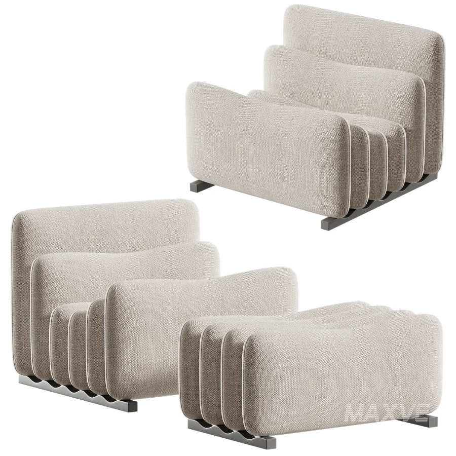 Additional System Armchair with Footstool - Image 6