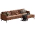 sofa galene 4 plazas con chaise lounge derecho beige - Thumbnail 1