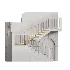stairs 04 mediterraneo U type stairs - Thumbnail 5