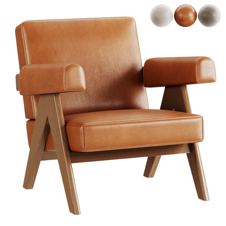 Capitol Complex Armchair by Pierre Jeanneret - Image 2