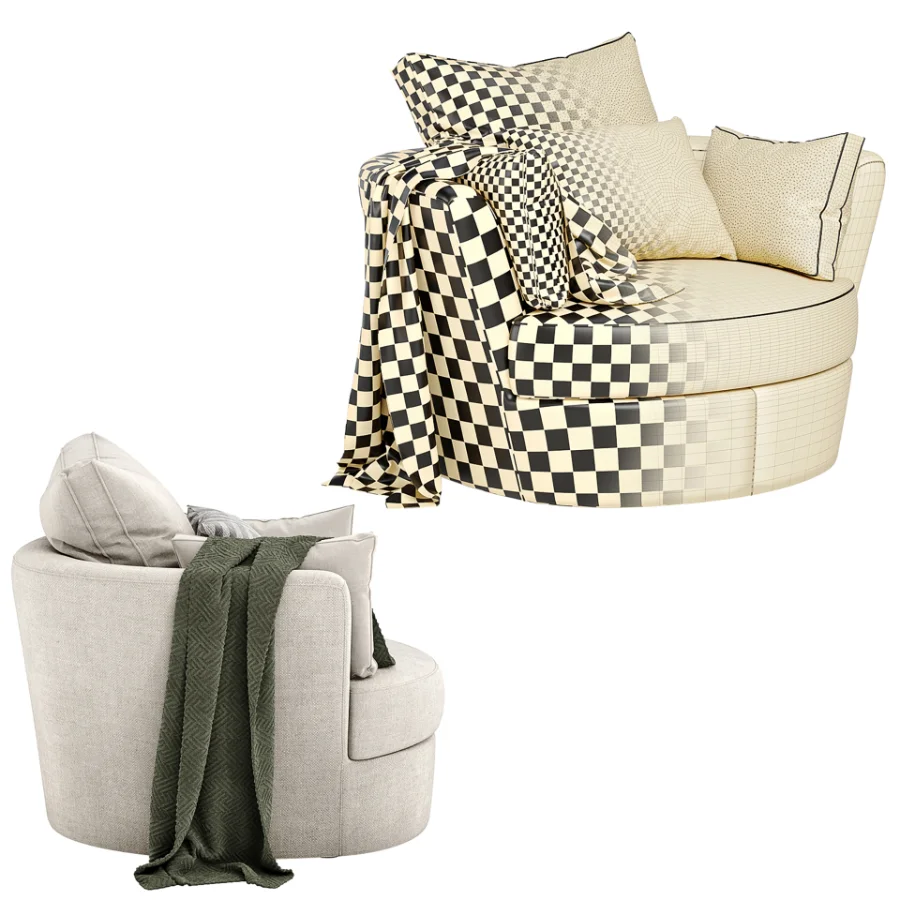 Molly swivel armchair - Image 1