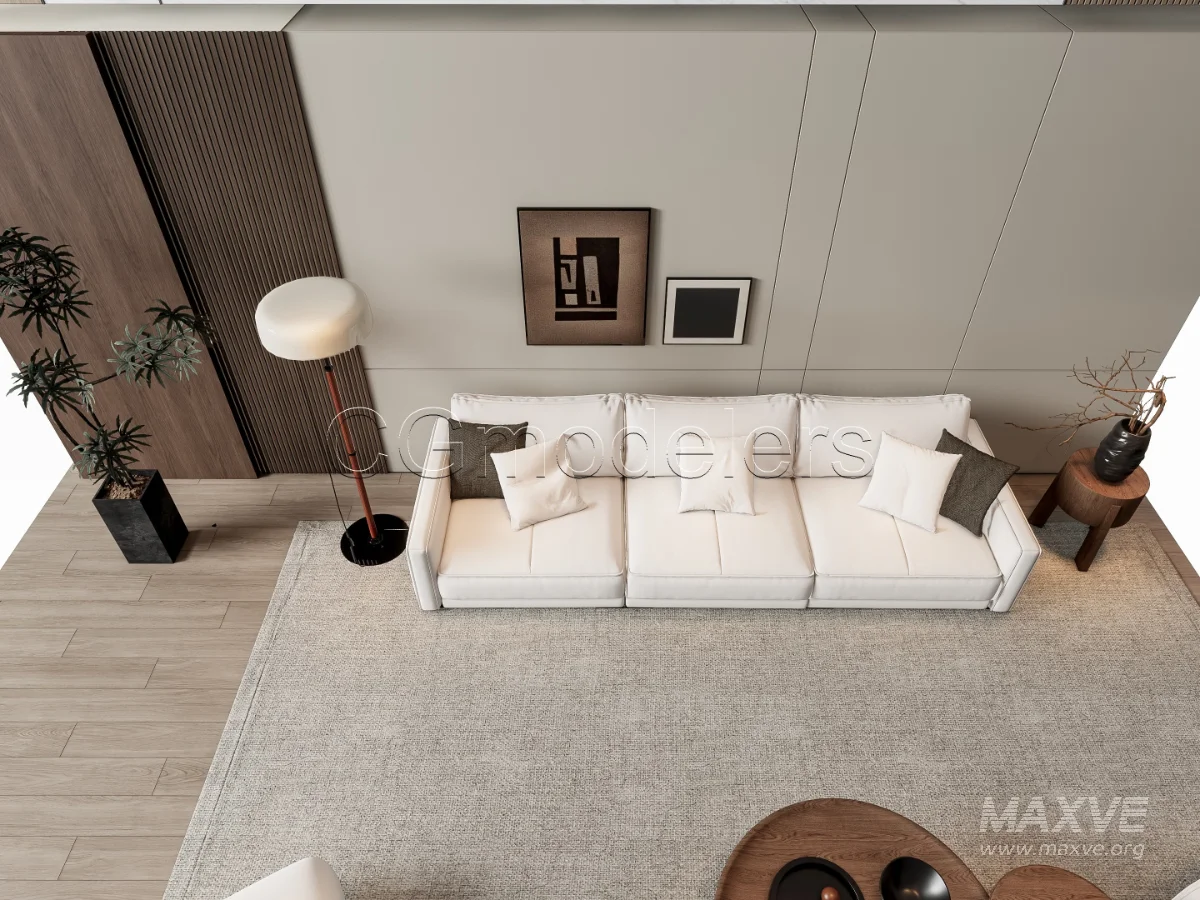 MODERN LUXURY LIVING ROOM SET 8 - Image 10