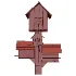 Wood Birdhouse Tree with Bench - Thumbnail 6