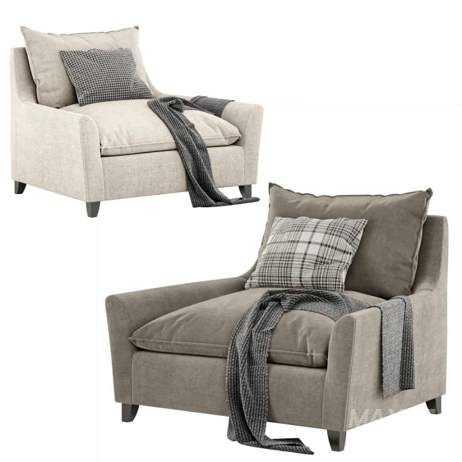 bliss down filled armchair - Image 2