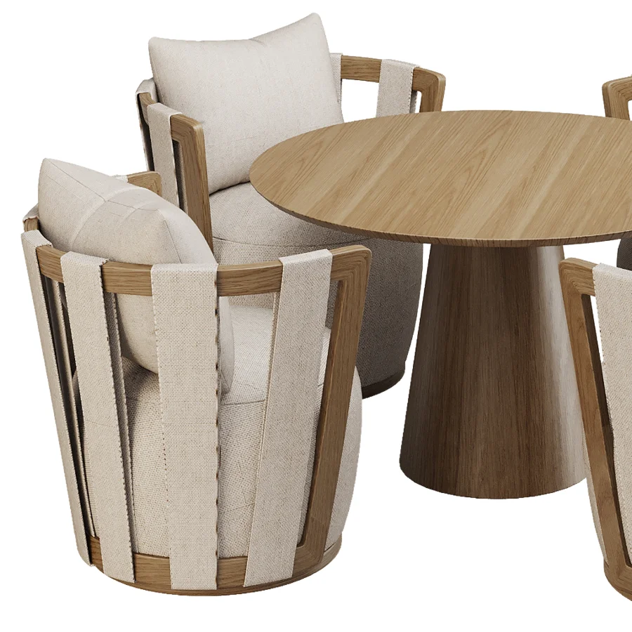 Dinning chair and table377 - Image 4