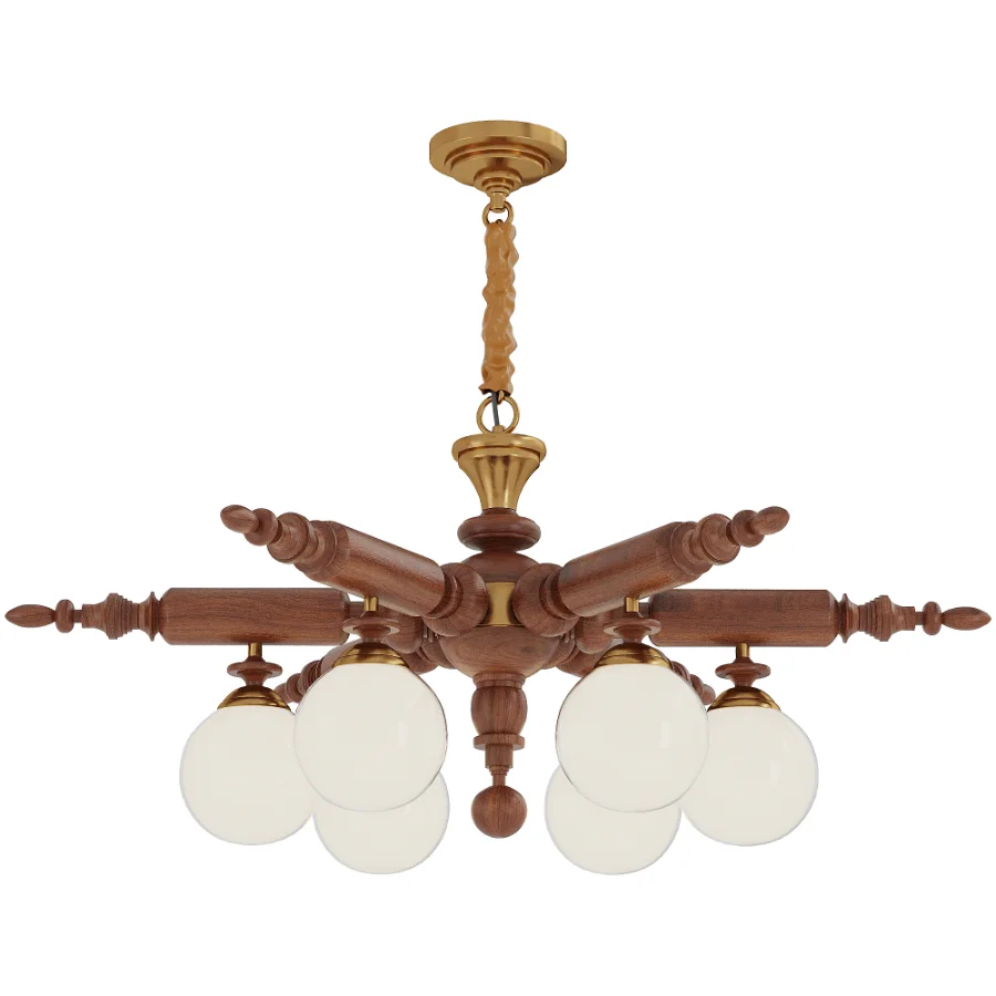 Modern Rotating Stick Chandelier - Image 1