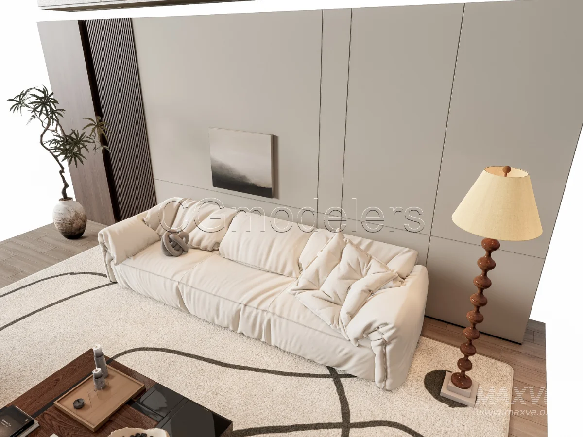 MODERN LUXURY LIVING ROOM SET 7 - Image 11
