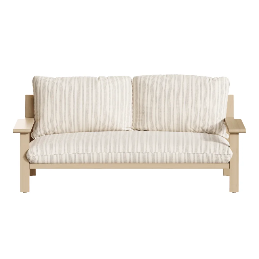 Amir 2-Seater Outdoor Day Bed in Acacia - Image 8