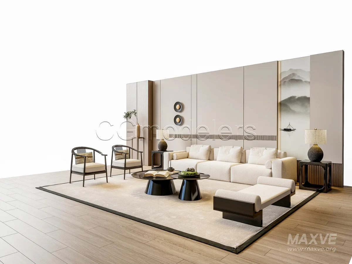 MODERN LUXURY LIVING ROOM SET 1 - Image 14