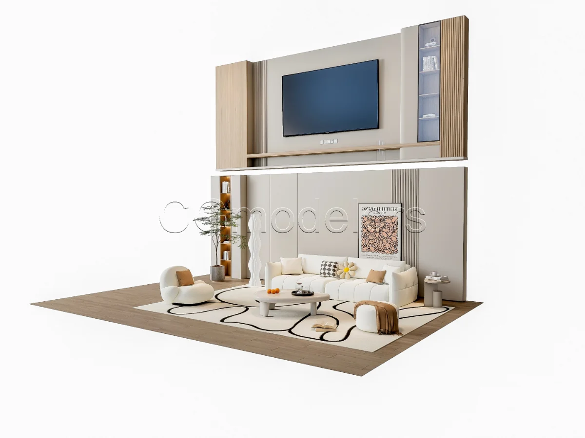 MODERN LUXURY LIVING ROOM SET 5 - Image 14