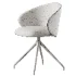 Tuka Upholstered Swivel Chair - Thumbnail 1