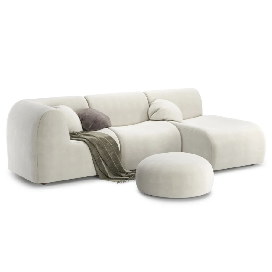 Curved Modular Sectional - Image 1