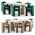 TONDO dining table and Dudet armchair - Thumbnail 4
