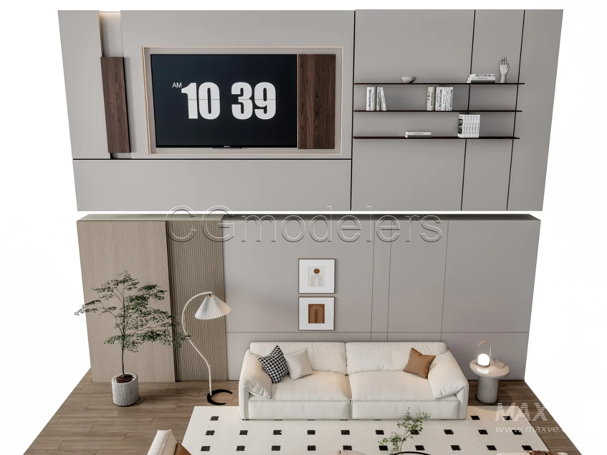 MODERN LUXURY LIVING ROOM SET 14 - Image 14