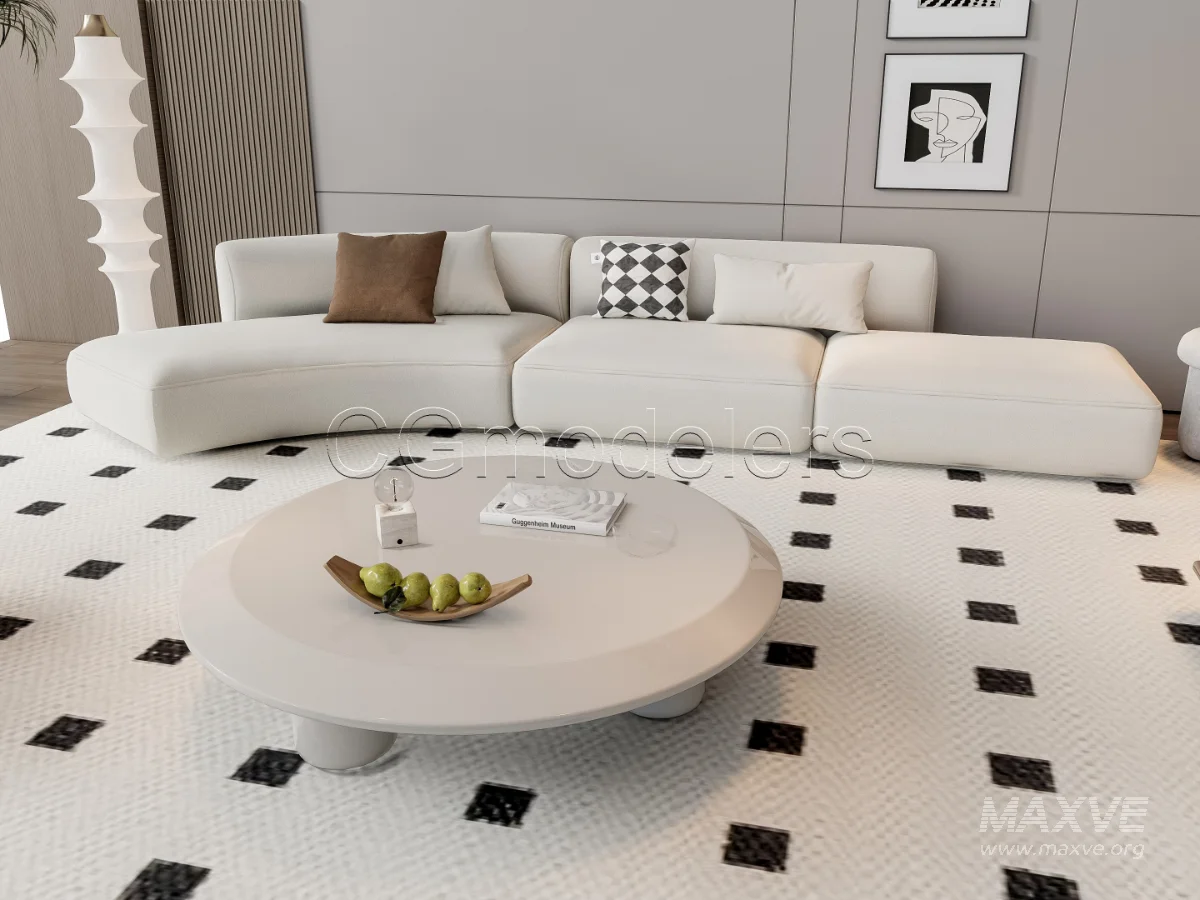 MODERN LUXURY LIVING ROOM SET 11 - Image 18