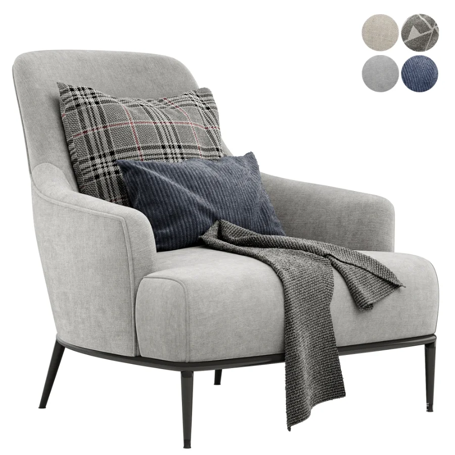 ESME Fabric armchair - Image 3