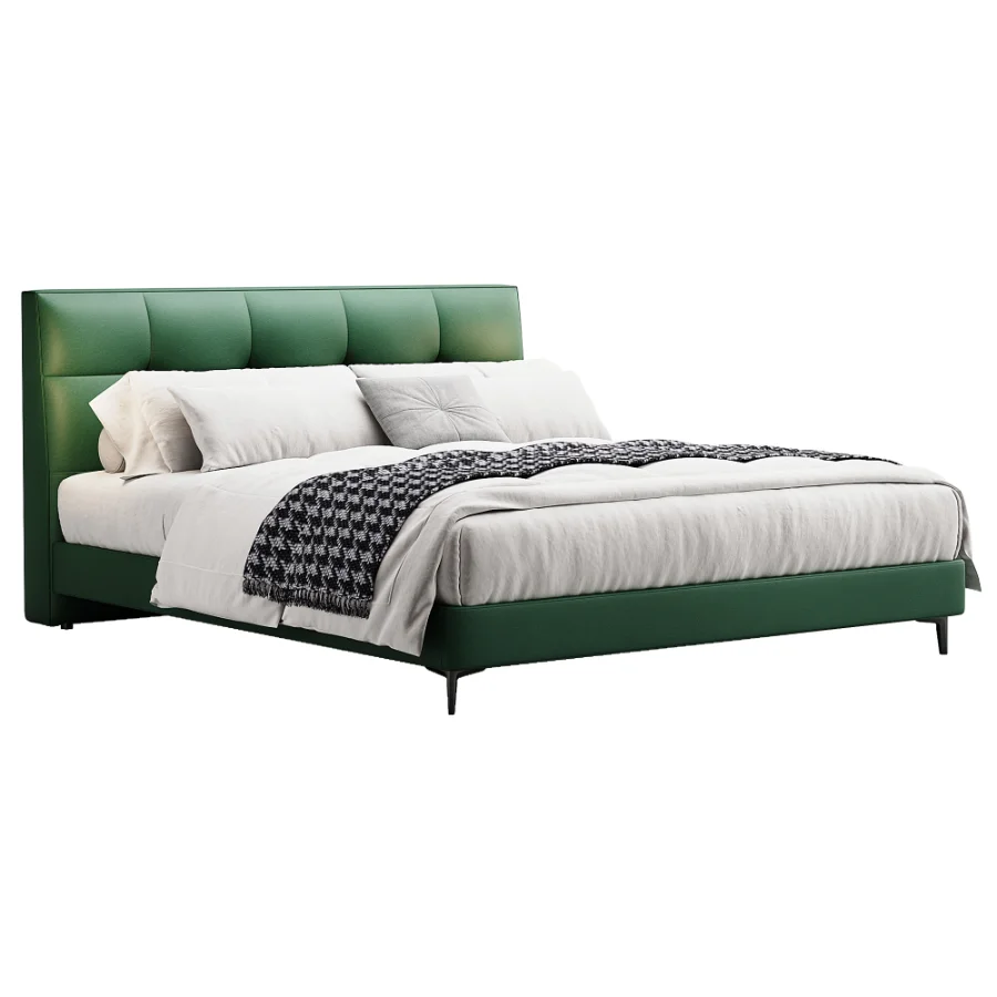 Scandinavian double bed 14 - Image 3